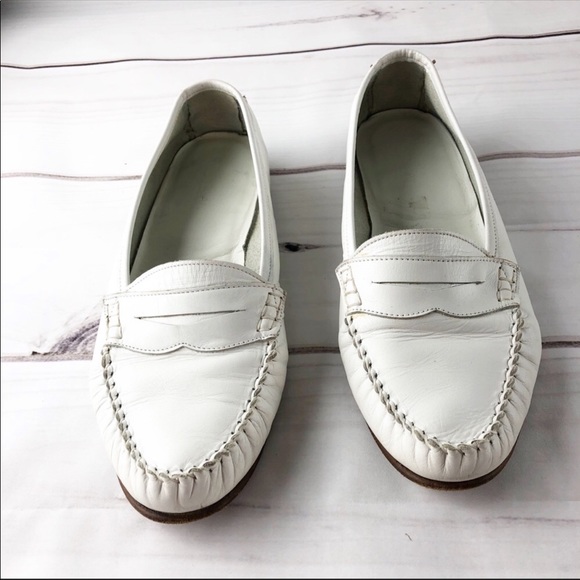 cole haan white loafers